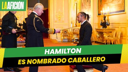 Lewis Hamilton, nombrado caballero por el Príncipe Carlos