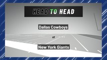 Dallas Cowboys at New York Giants: Spread