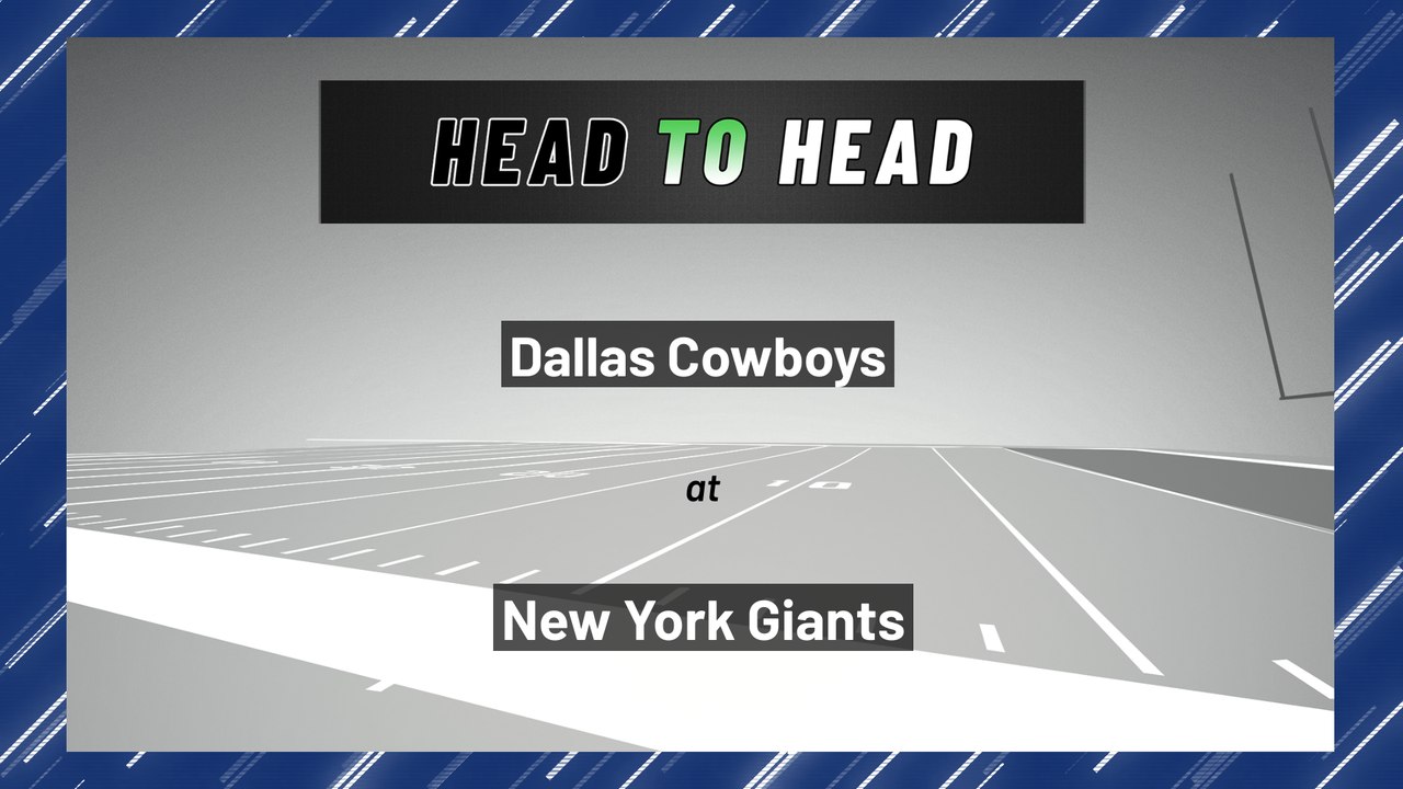 Dallas Cowboys at New York Giants: Over/Under