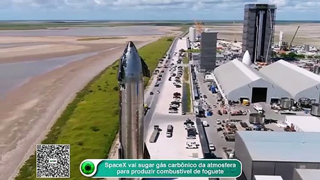 SpaceX vai sugar gás carbônico da atmosfera para produzir combustível de foguete