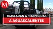 Trasladan a presuntos feminicidas de Andrea en Aguascalientes
