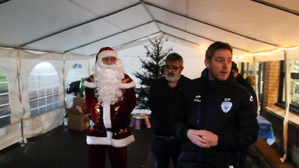 LE PRESIDENT CLÔTURE L'ARBRE DE NOËL EN FAVEUR DES RESTOS DU COEUR