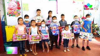 Gobierno Sandinista entrega juguetes navideños a niños de centros educativos de Siuna
