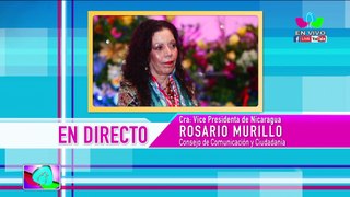 Comunicación con la compañera Rosario Murillo en Multinoticias 15 de diciembre 2021