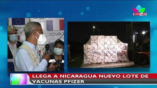 Llega a Nicaragua nuevo lote de vacunas Pfizer
