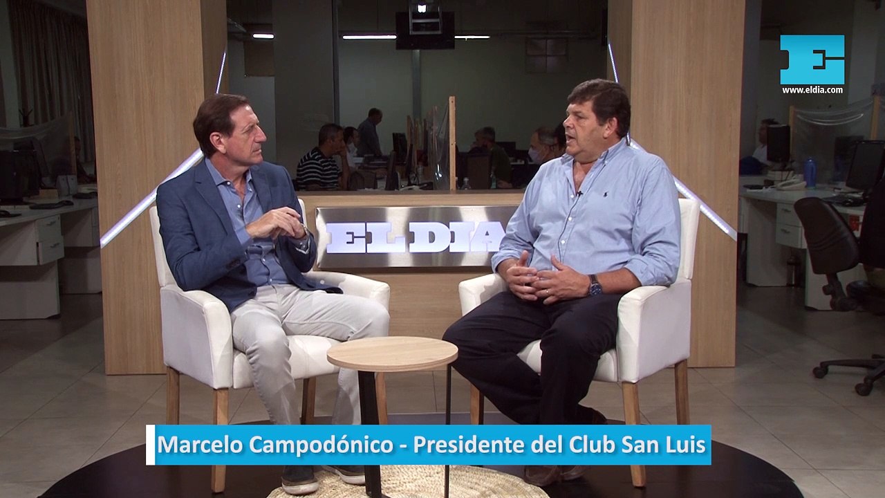 San Luis festeja 60 años de su nacimiento - Marcelo Campodónico  -  Presidente del Club San Luis