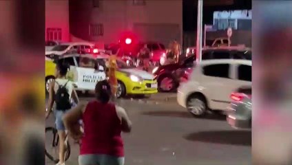 Vídeo: Veja o momento que motociclista é pego pela PM após quatro fugas em Cascavel