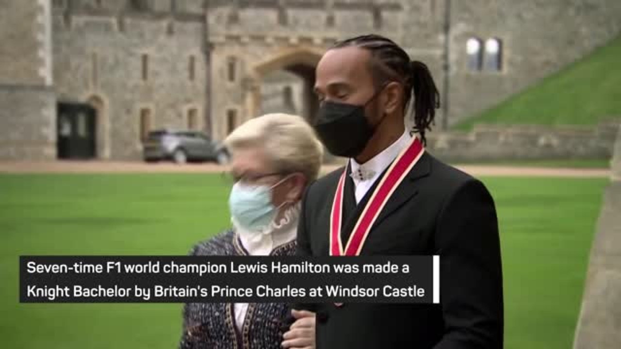 Seven-time F1 champion Lewis Hamilton receives knighthood