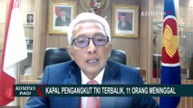 Kapal Angkut TKI Ilegal Terbalik di Perairan Johor Akibat Cuaca Buruk