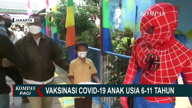 Anak 6-11 Tahun Mulai Terima Vaksin Covid-19 Dosis Pertama