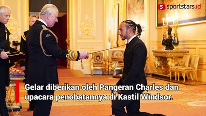 Sah! Lewis Hamilton Dianugerahi Gelar Bangsawan 'Sir'
