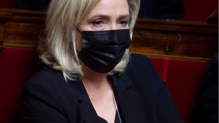 GALA VIDEO - Marine Le Pen affligée : « Une bombe atomique tomberait qu’on ne trouverait pas 5 minutes pour en parler "