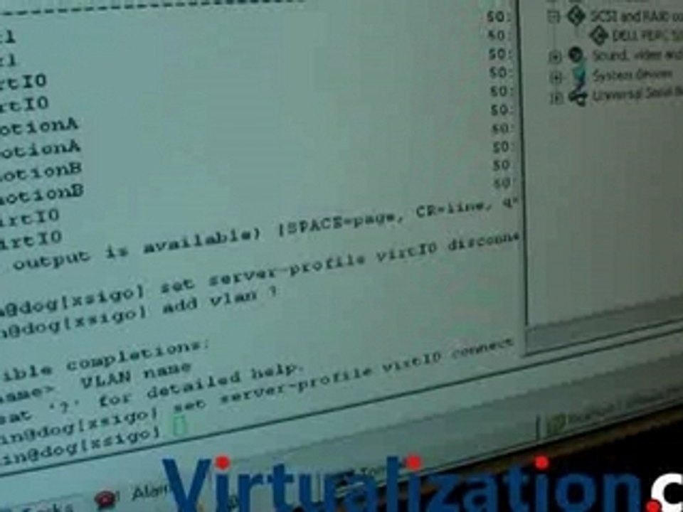 Virtualization.com Demo Xsigo Systems (VMworld Europe 2008)