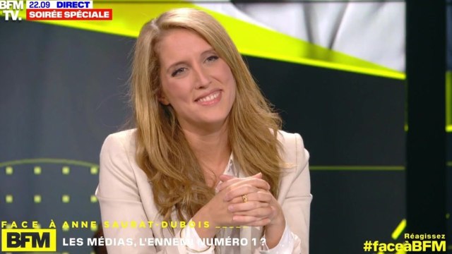 GALA VIDEO - Qui est Anne-Saurat Dubois, qui a tenu la dragée haute à Jean-Luc Mélenchon sur BFMTV ?