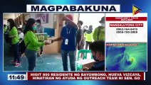 Higit 800 residente ng Bayombong, Nueva Vizcaya, hinatiran ng ayuda ng outreach team ni Sen. Go