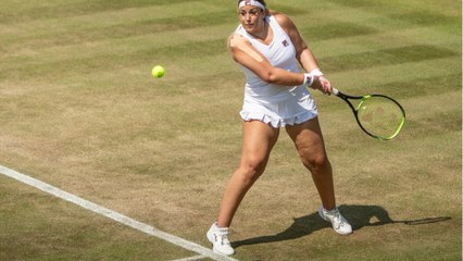 GALA VIDEO - Marion Bartoli bien enceinte dans les travées de Roland-Garros