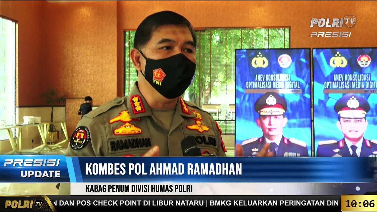 PRESISI Update 10.00 WIB : Anev Konsolidasi Optimalisasi Media Digital Divisi Humas Polri, Kembali Digelar Hari Ini