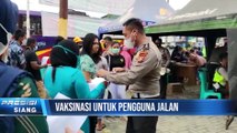 Ditlantas Polda Riau Gelar Vaksinasi untuk Pengguna Jalan di Kabupaten Pelalawan