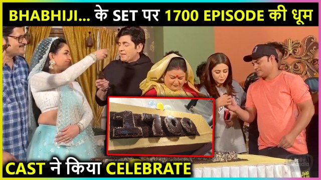 Bhabhiji Ghar Par Hain Cast Celebrate 1700 Episode | Full Cake Cutting Video