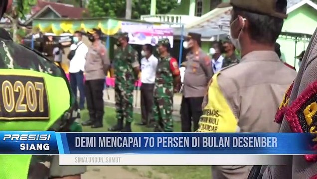 Kapolres Bersama Forkopimda Simalungun Tinjau Pelaksanaan Gebyar Serbuan Vaksinasi di Kecamatan Pematang Bandar