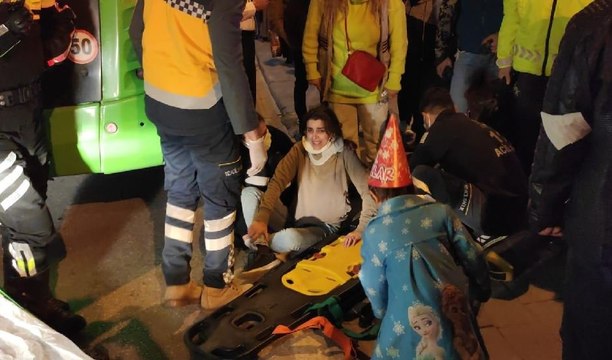 Ayağını burktu, ’Otobüs ezdi’ deyip ortalığı birbirine kattı