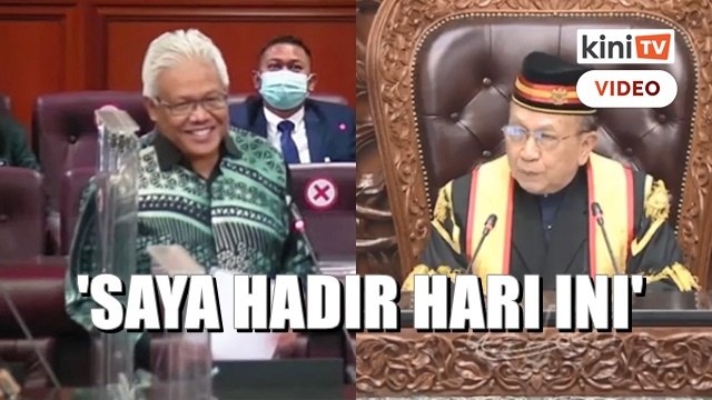 Hamzah hadir ke Dewan Negara selepas Rais 'kirim salam'
