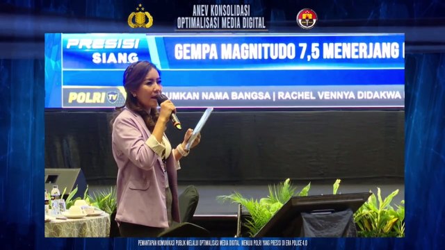 Arahan Karo Penmas Dalam Anev Konsolidasi Optimalisasi Media Digital Divisi Humas Polri-
