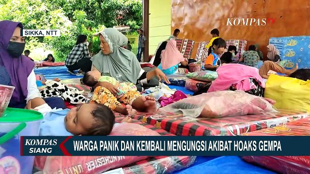 Pemerintah Imbau & Jaga Warga Terdampak Gempa Bumi Sikka NTT supaya Jangan Termakan Berita Hoaks!