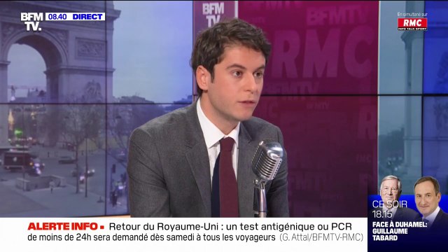 Gabriel Attal dit regretter le maintien de l'annonce de la grève à la SNCF