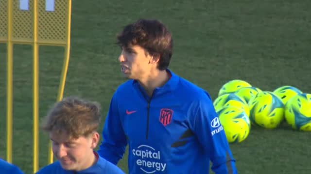 El Atlético prepara el partido contra el Sevilla