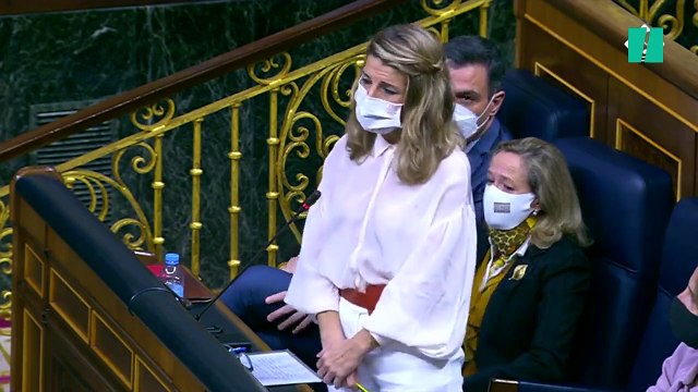 Yolanda Díaz, a Macarena Olona (Vox): La política no es esto que usted hace aquí