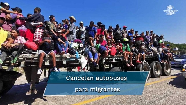 Dan a migrantes código QR para salir de Chiapas #EnPortada
