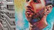 Sky-high mural honours hometown hero Lionel Messi