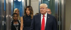 GALA VIDEO – Après les révélations de Stormy Daniels, Melania Trump s’affiche digne et chic aux côtés de son mari Donald Trump