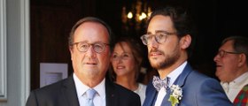 GALA VIDEO - François Hollande n’a pas pu s’empêcher de faire une petite blague au mariage de son fils Thomas