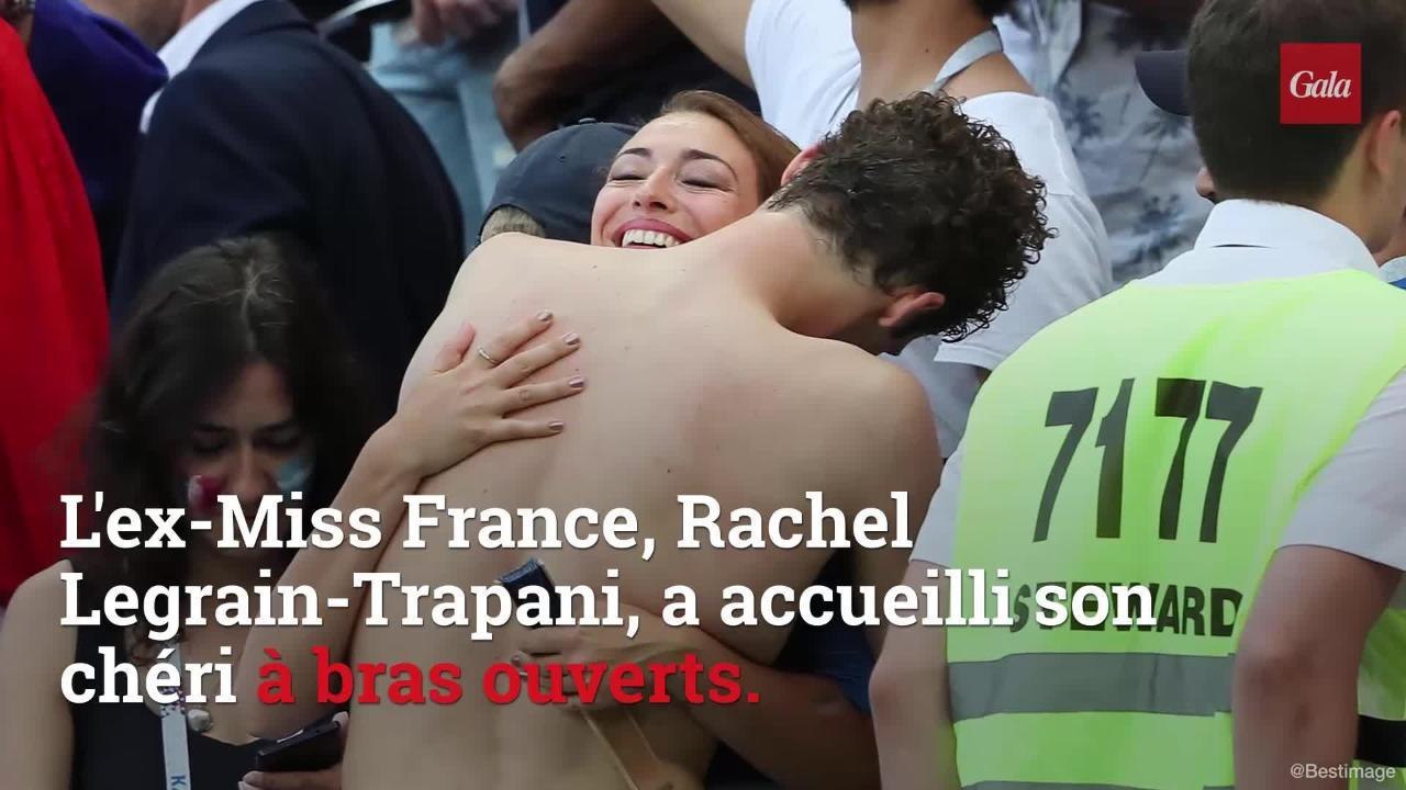 GALA VIDEO – Benjamin Pavard et Rachel Legrain-Trapani, le bisou après le but du footballeur