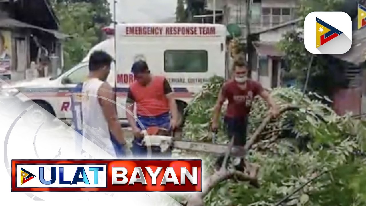 Bagyong #OdettePH, nagdulot ng walang tigil na ulan at matinding hangin sa Southern Leyte