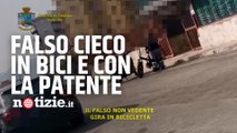Palermo, così il falso cieco insegnava alla figlia ad andare in bici: presi 171mila euro di pensione