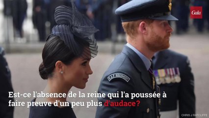 GALA VIDEO - Meghan Markle en Ralph Lauren au baptême de Louis : pourquoi le choix de cette robe n’a rien d’anodin