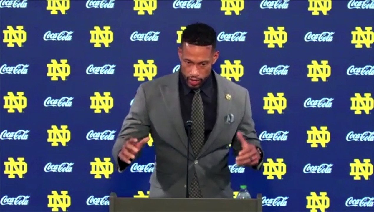 Marcus Freeman Notre Dame Signing Day video Dailymotion