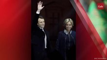 PHOTOS : Brigitte Macron ultra-chic en ensemble blanc et bleu pour le défilé du 14 juillet