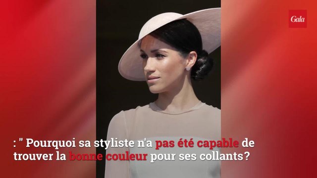 GALA VIDEO - Les collants “trop pâles” de Meghan Markle font polé­mique
