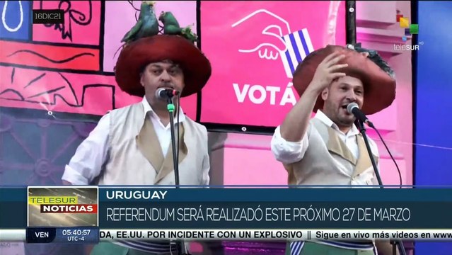 Uruguay: Referéndum contra Ley de Urgente Consideración se realizará el próximo 27 de marzo