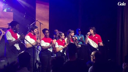 GALA VIDEO - Joyce Jonathan et Patrick Fiori rendent hommage à Johnny Hallyday