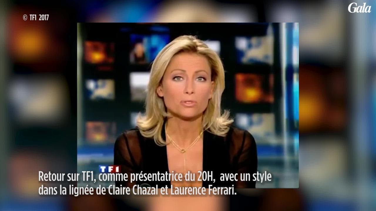 GALA VIDEO- Les changements de look d'Anne-Sophie Lapix du JT de TV8 au JT de France 2