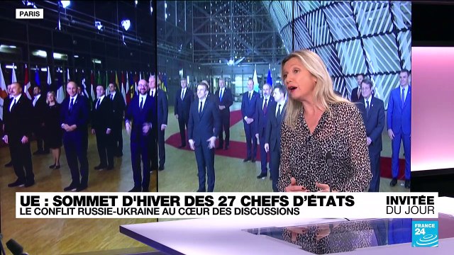 UE le conflit Russie-Ukraine au cœur du sommet d'hiver des 27 chefs d'Etats