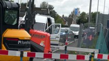 Traffic chaos in Newington as miles of pipework is replaced in million pound revamp