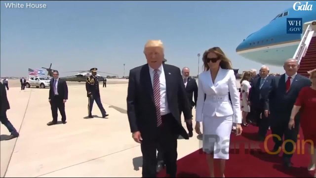 GAL VIDEO - Melania Trump refuse de tenir la main de son mari à Jérsualem