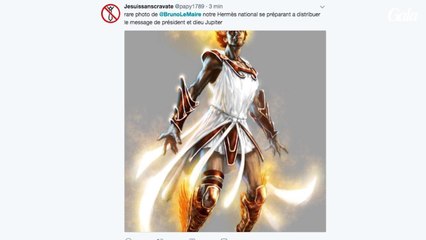 GALA VIDEO - Bruno Le Maire se prend pour Hermès à New-York