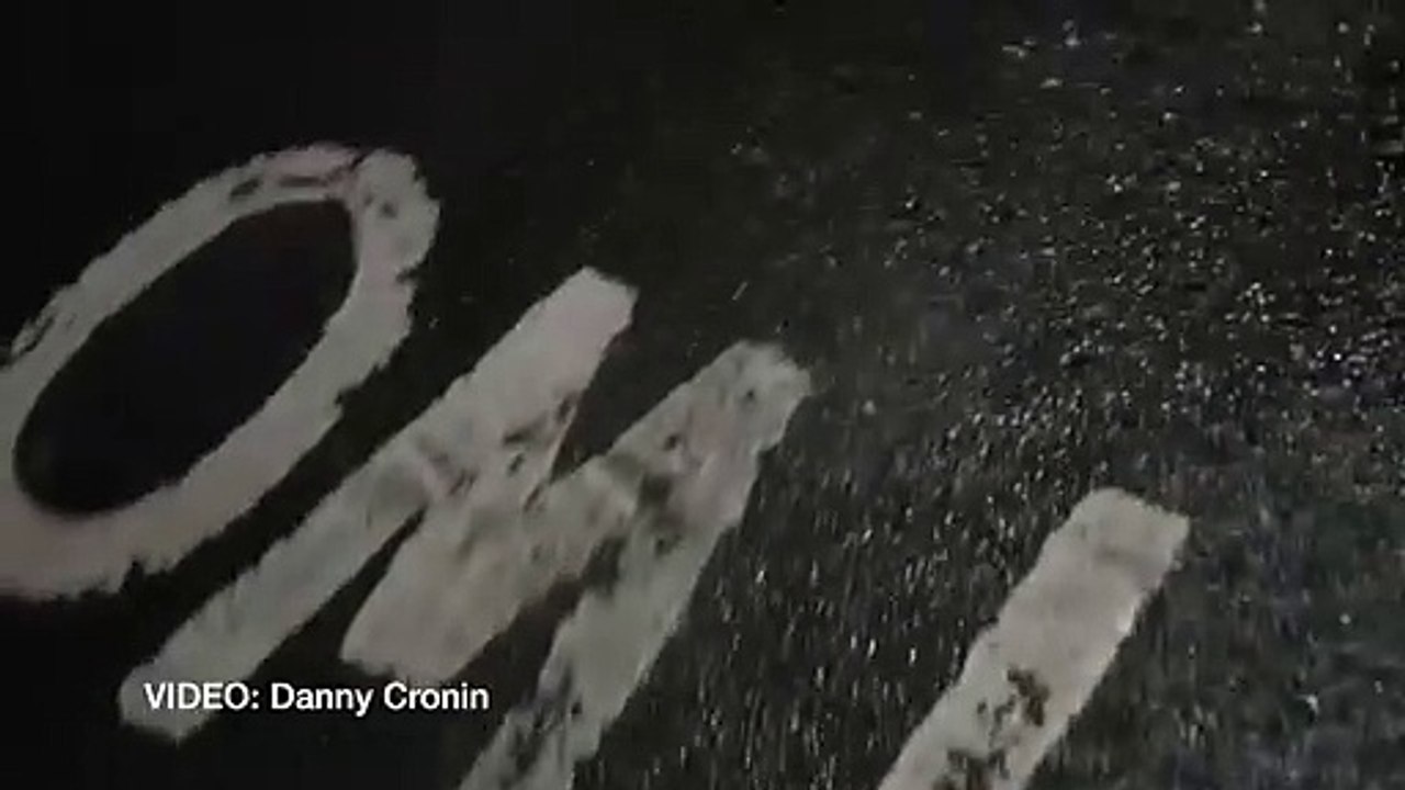 Hole opens up on Kent road